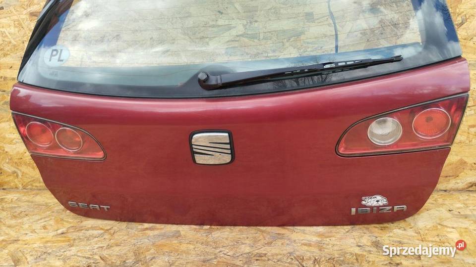 TYLNA KLAPA BAGAŻNIKA TYŁ SZYBA SEAT IBIZA III 3 śląskie Rudziniec