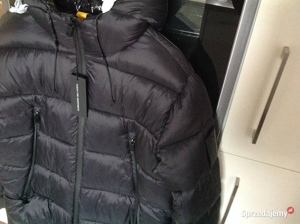 Kurtka Puchowa Zimowa Męska ALESSANDRO DELLACQUA Nowa Sól