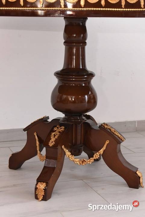 Barokowy Owalny Stolik Kawowy Stół Stolik Meble Kraków