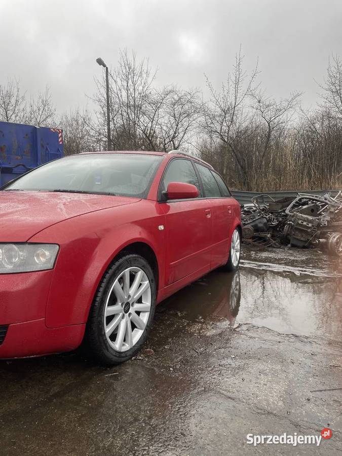 Samochód Audi A4 B6 25TDI QUATRRO 2004r czerwony Radom sprzedam