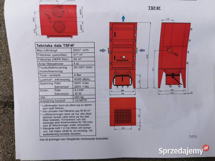 Odciąg pyłu wyciąg dymu spawalniczegoodpylacz Zdziechowice