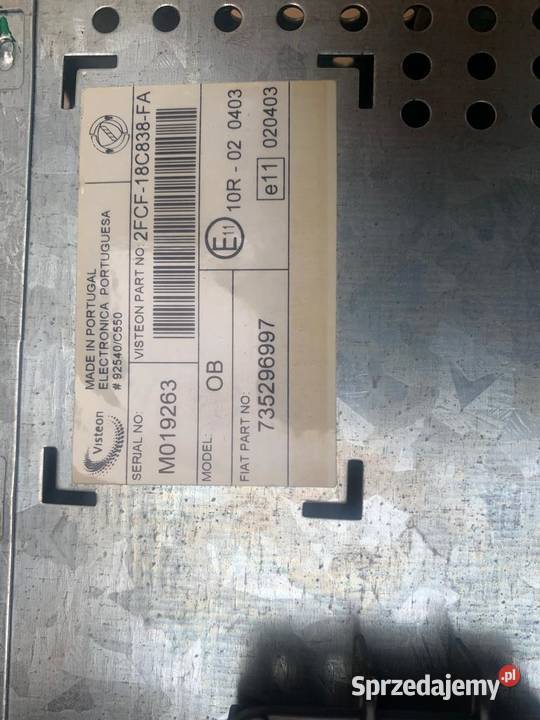 Radio fabryczne Fiat Stilo Szczecin