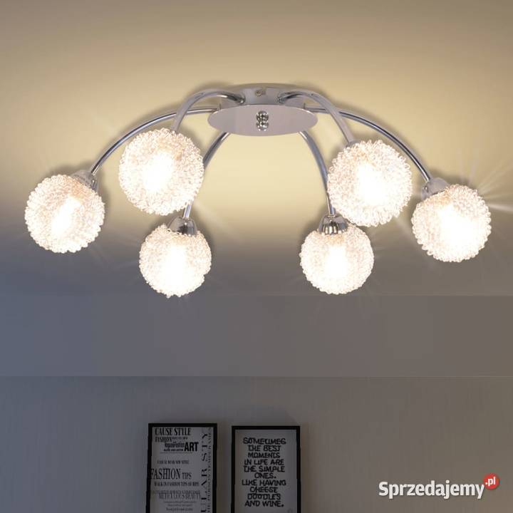 Lampa sufitowa na 6 żarówek LED G9 240 W50491