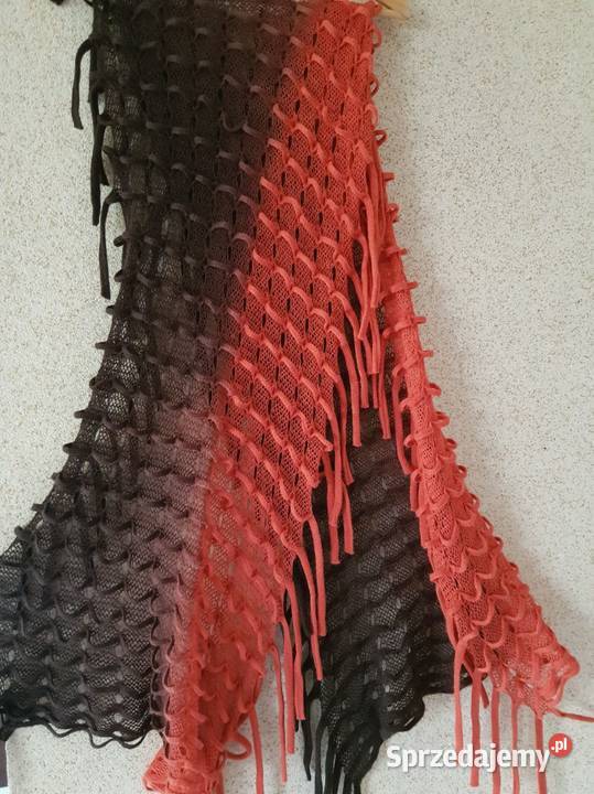 długi szal etola pareo wełniany szalik woal świętokrzyskie Kielce