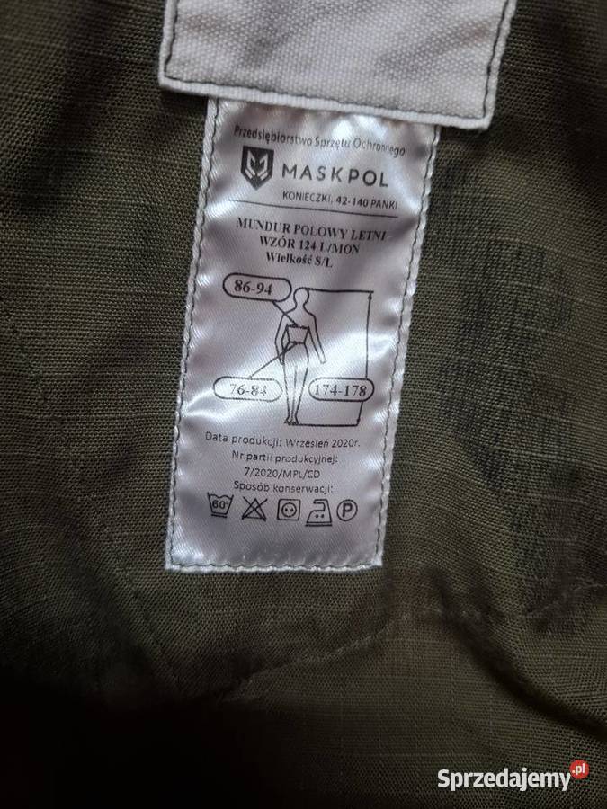 Mundur polowy letni wz 124 L Oświęcim