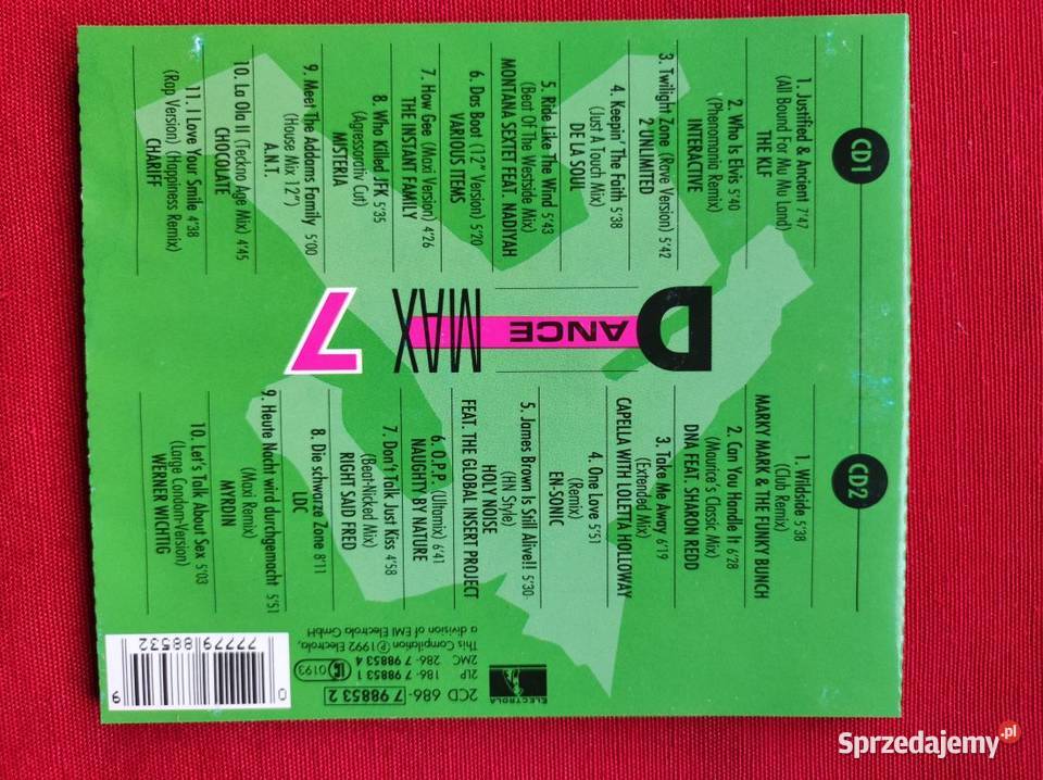 Various Dance 7 kolekcjonerska płyta cd unikat rap/hip-hop Kielce