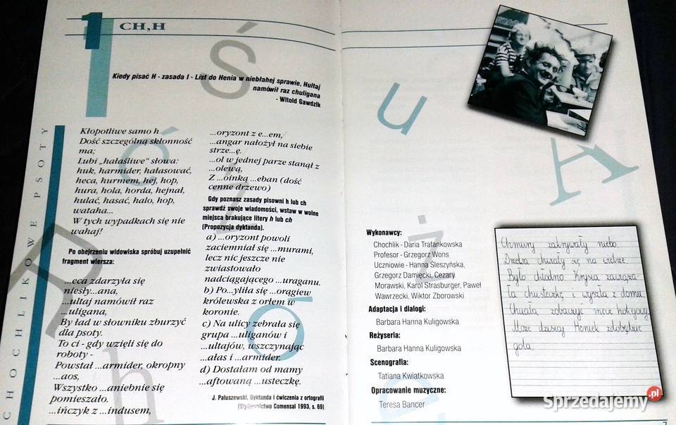 Chochlikowe psoty czyli zmagania z ortografią Cz Rok wydania 1995