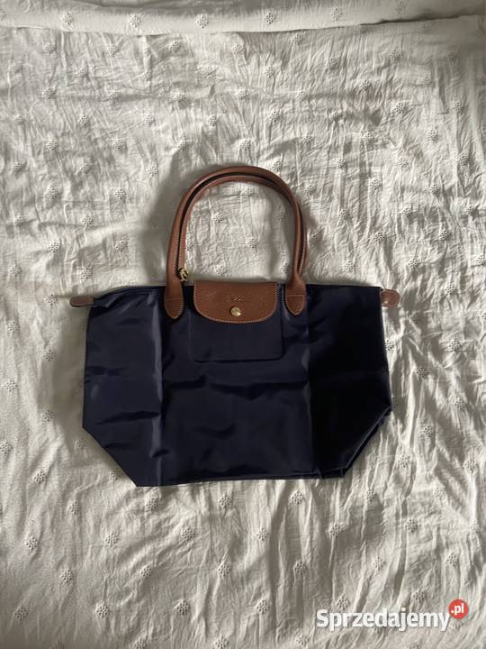 Torba longchamp L granatowa niebieski Warszawa