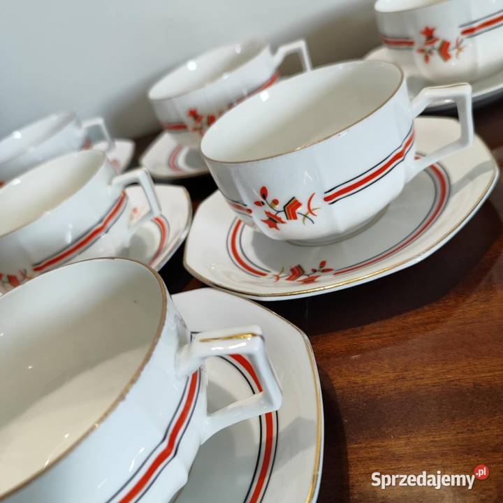 Czeskie Duo porcelanowe Art Dco mazowieckie Warszawa