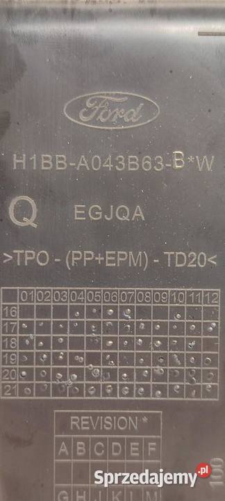 FORD PUMA MK2 OSŁONA ZAŚLEPKA TUNELU dolnośląskie