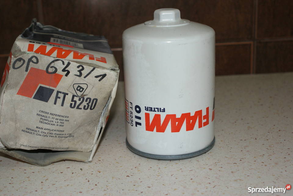 Filtr oleju RENAULT CLIO I RAPID 19D 01910998 Białobrzegi