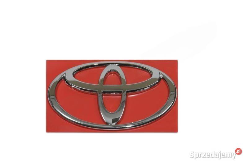 TOYOTA Yaris Chromowany emblemat logo przod Akcesoria samochodowe