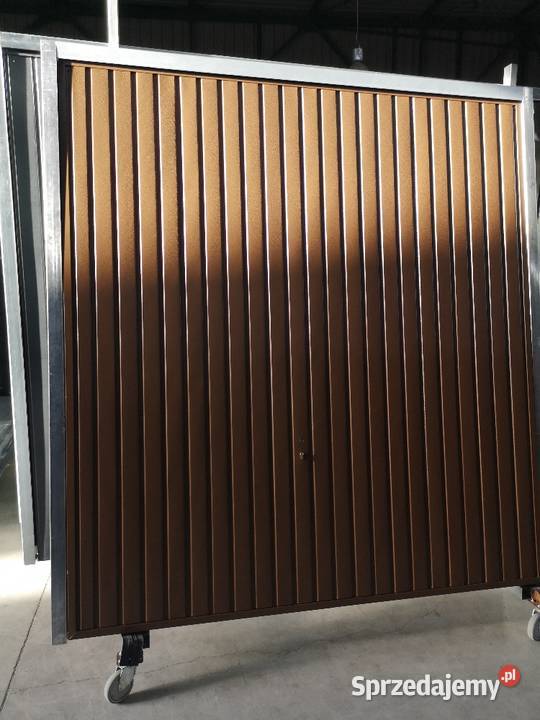 Brama garażowa uchylna 3000x2100 antracyt brąz ocynk Wrocław
