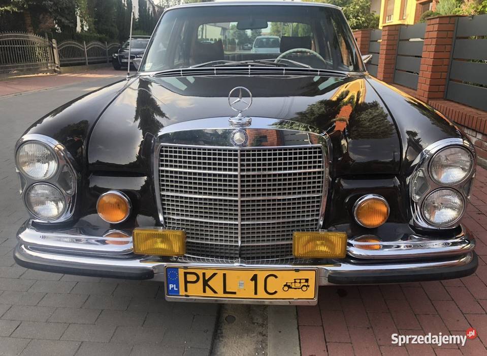 Mercedes W108 45V8 klima Zołte tablice