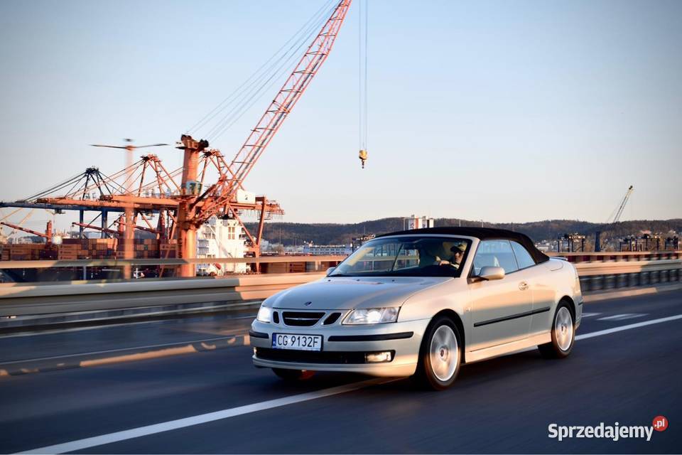 SAAB 93 CABRIO 19TID 150 85k 9-3 Gdańsk
