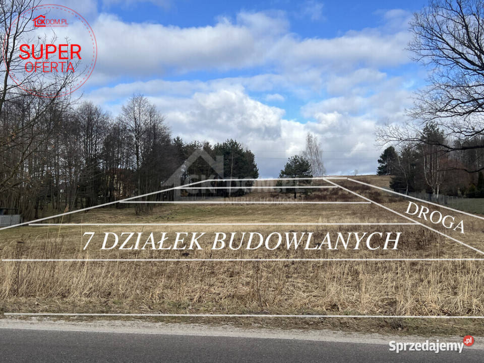 Działki budowlane Rytwiany 900m2 okazja