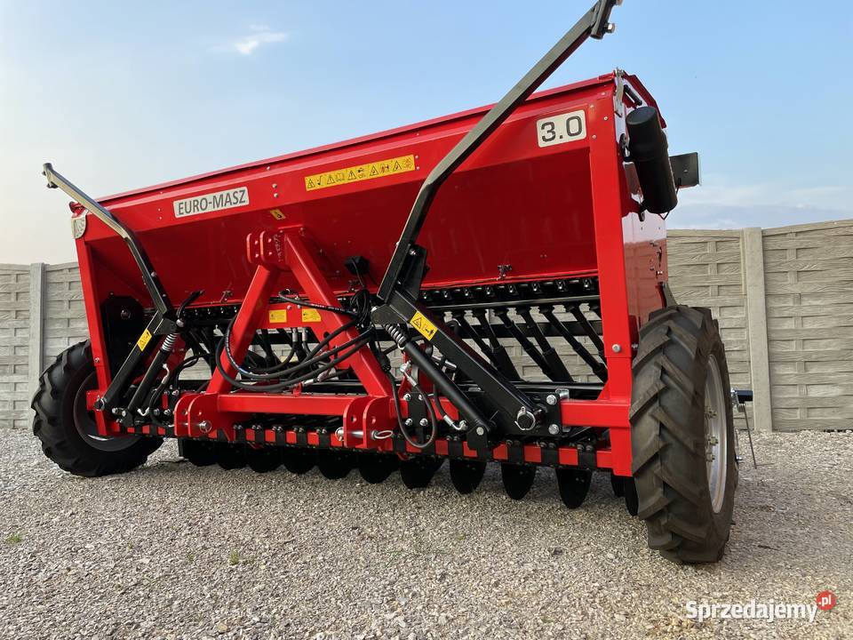 Siewnik Zbożowy Dwutalerzowy EuroMasz Euromasz nieuszkodzony Radomsko sprzedam