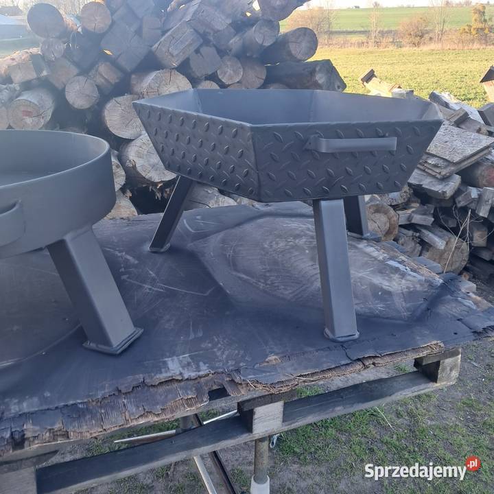 Palenisko ogrodowe sześciokątne Wapno