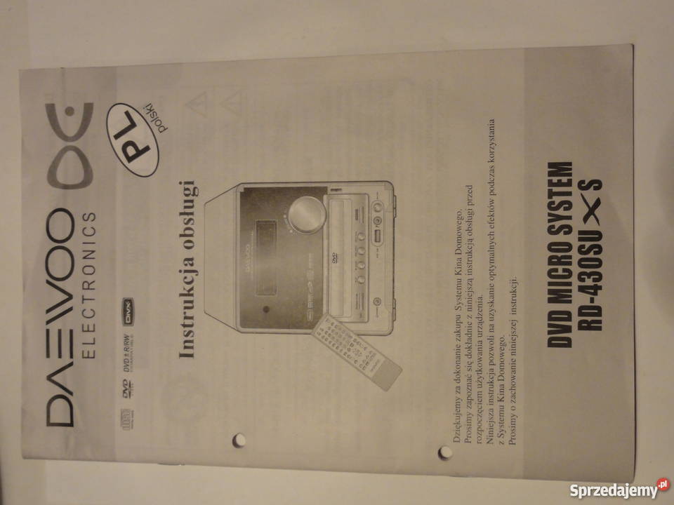 miniwieża mikrowież wieża Daewoo RD430SUXS dolnośląskie Wrocław