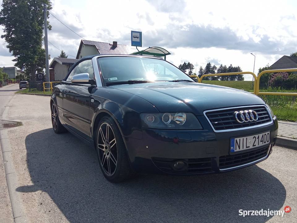 Audi A4 S4 18 T LPG cabrio warmińsko-mazurskie Nowe Miasto Lubawskie