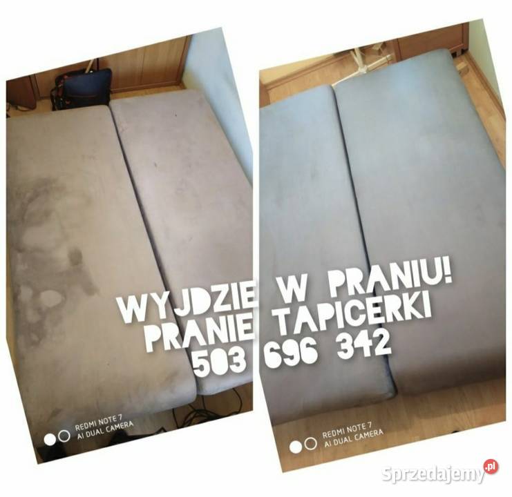 Pranie czyszczenie tapicerki meblowej Zabrze