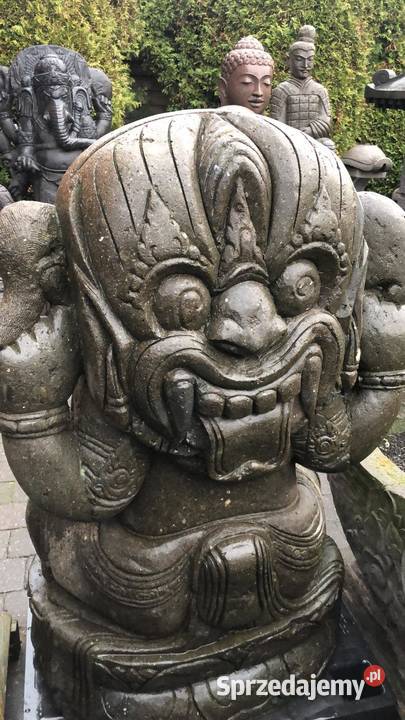 Ganesha H155 rzeźba z kamienia lawy Uosabia Wrocław