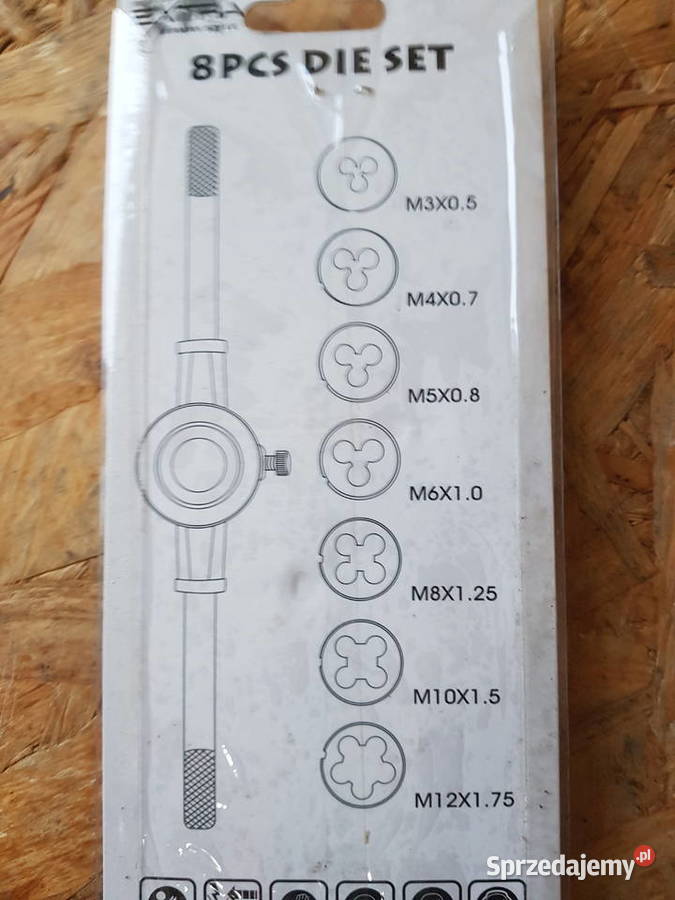 Narzynki warsztatowe 8el do gwintowania ex 6530 Ręczne Głogowa