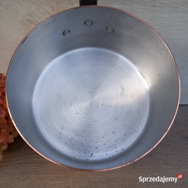 Miedziany garnek rondel poj 3 l ciężki grube dno Warszawa