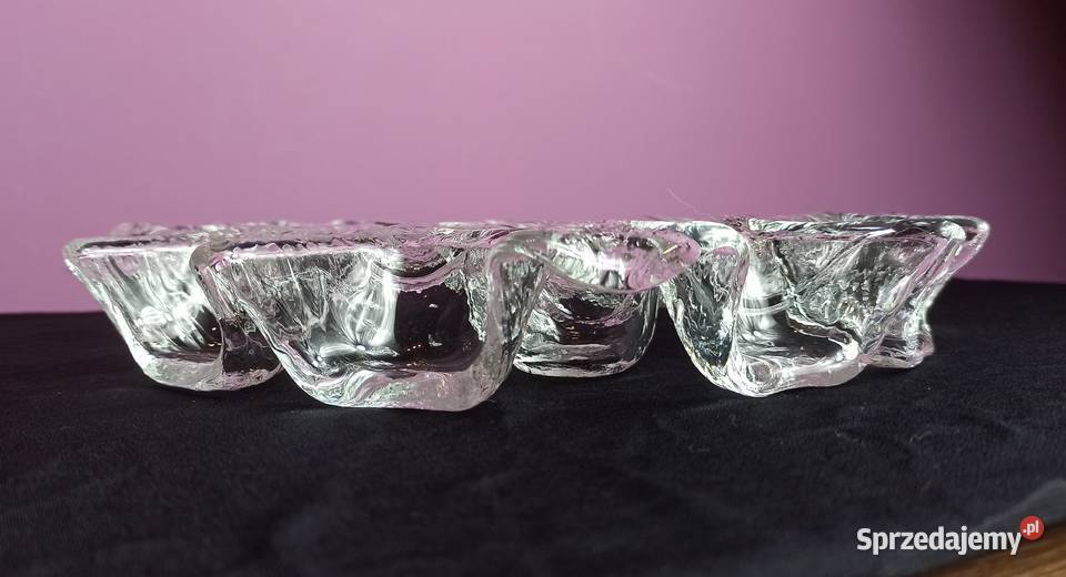 Finlandia szkło artystyczne MUURLA świecznik Jasień