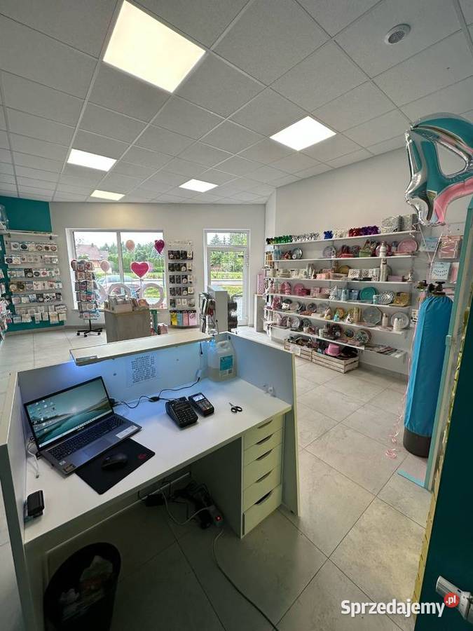 Likwidacja sklepu z balonami i artykułami na Płońsk sprzedam