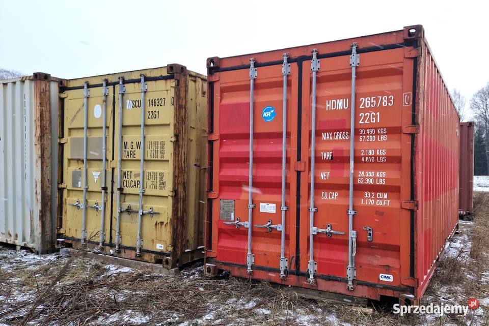 Sprzedam Kontener Morski 20 wym6x240m Magazyn mazowieckie Somianka-Parcele