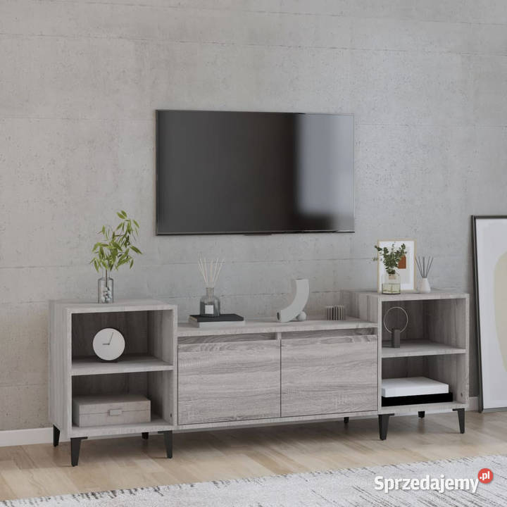 Szafka pod telewizor szary dąb sonoma 160x35x55 Warszawa