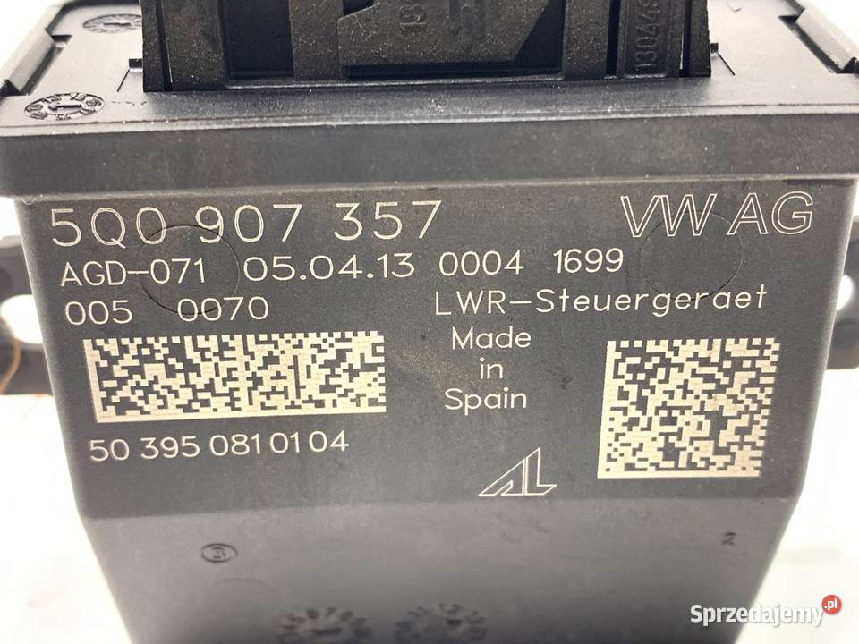 MODUŁ ŚWIATEŁ VW GOLF VII 5Q0907357 STEROWNIK