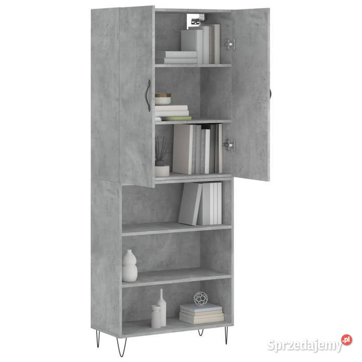 Witrynka szarość betonu 695x34x180 materiał Warszawa sprzedam