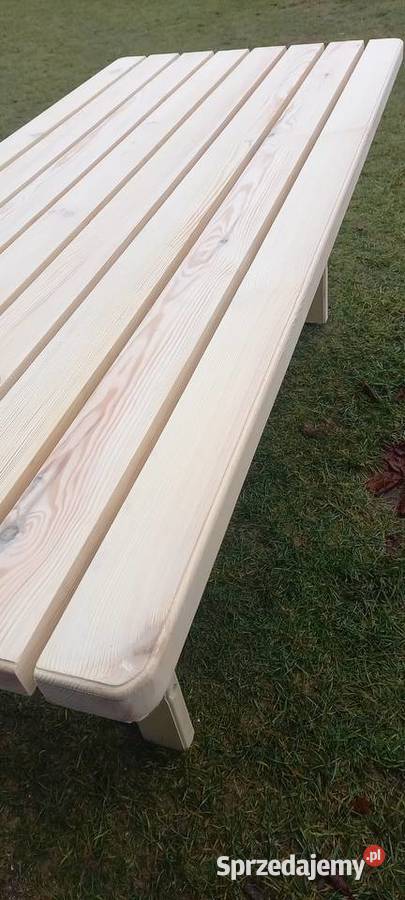 Drewniane meble ogrodowe Żeleźniki