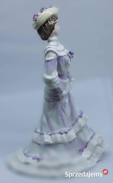 COALPORT FIGURKA DAMA LOUISE AT ASCOT