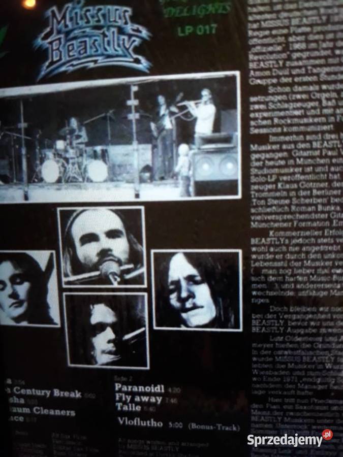 Archiwum jazz prog rocka MISSUS BEASTLY Same 2 1 płyta Rzeszów