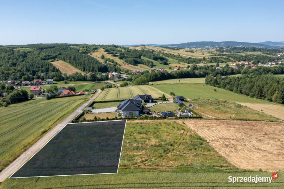 Działka budowlana 15 ar Widokowa z WZ na dom podkarpackie Sanok
