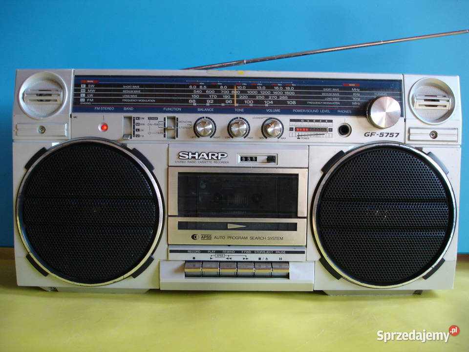 Radiomagnetofon SHARP GF5757H Zielona Góra