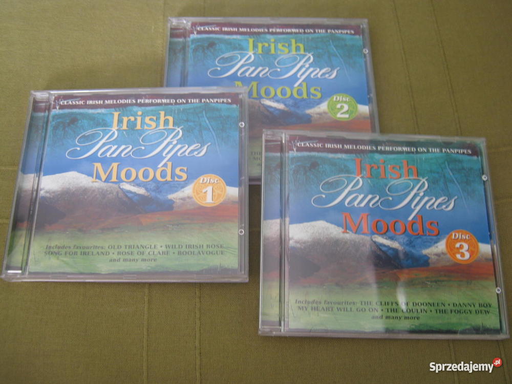 Płyty CD 3 Irish Moods Pan Pipes Płyty i kasety