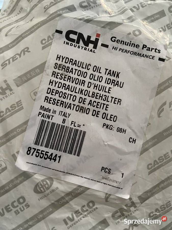 Zbiornik 87555441 ociekacz oleju Farmall Maxxum Części zamienne podlaskie Białystok