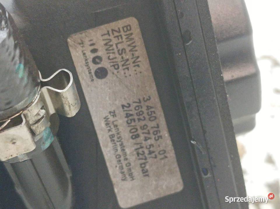 POMPA WSPOMAGANIA 3450765 30 D M57 Bmw X3 I Rok produkcji 2009 Pompy wspomagania