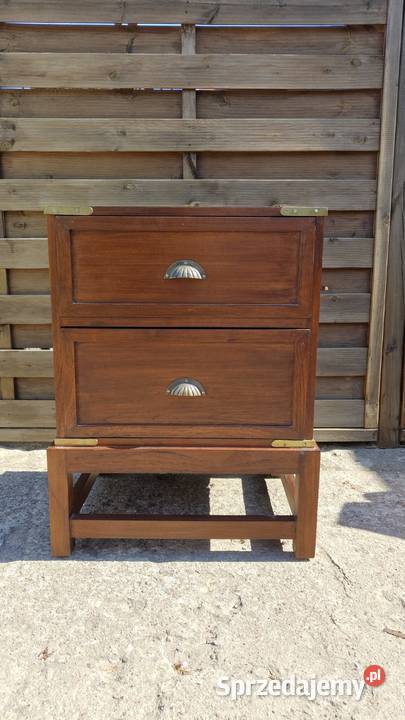 Komoda kolonialna drewniana szafka nocna Warszawa