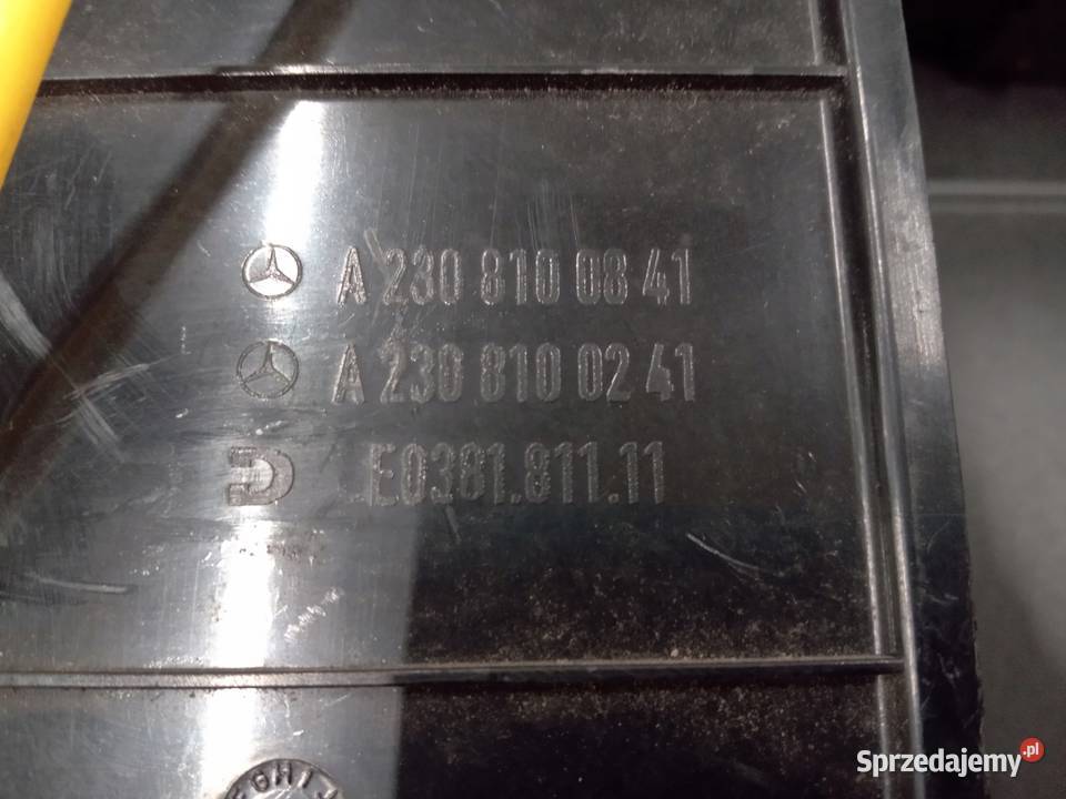 SCHOWEK TYLNY TYŁ MERCEDES SL R230