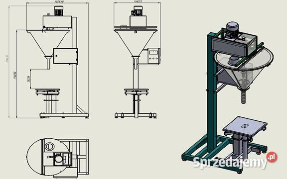 Dozownik ślimakowy Produkcja Wola Filipowska