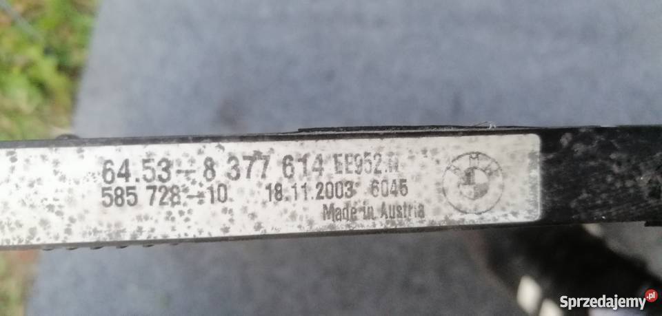 Bmw e46 chłodnica klimatyzacji 100szczelna Aleksandrów Łódzki