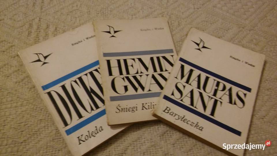 Hemigway Maupassant Dickens Conrad klasyka Rok wydania 1970 Gdańsk sprzedam
