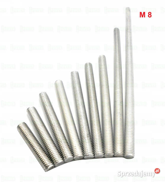 M8X50 ALUMINIOWY PRĘT GWINTOWANY DIN 975 Warszawa