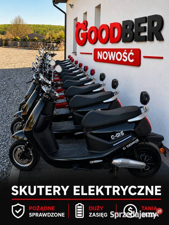 Skuter elektryczny Cedrus motorower CGO5BMB5 Hulajnogi elektryczne Hulajnogi elektryczne Bieliny