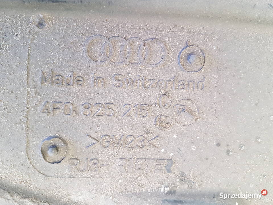AUDI A6 C6 SEDAN OSLONA PODWOZIA PLYTA PODWOZIA Elementy wygłuszające Turkowice